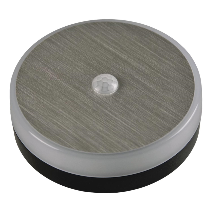 LED Furniture lighting with a sensor LED/1,2W/4,5V 3xAA matte chrome