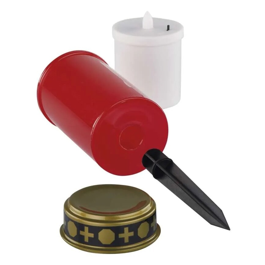 LED Grave candle LED/2xAA IP44
