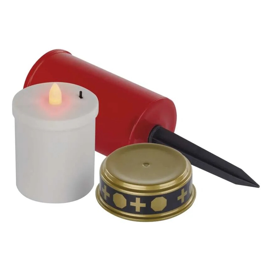 LED Grave candle LED/2xAA IP44