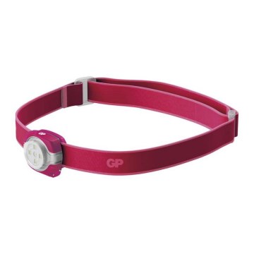 LED Headlamp GP EVERYBODY 4xLED/2×CR2025 pink