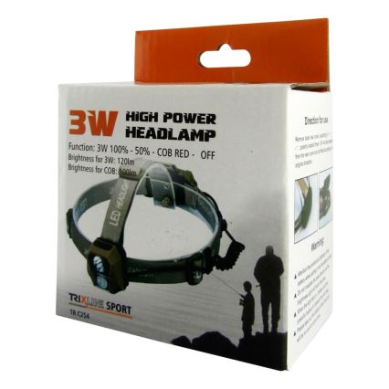 LED Headlamp LED/3W/3xAAA