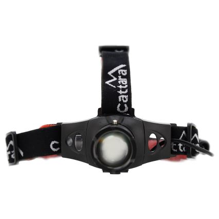 LED Headlamp LED/3W/3xAAA IP44 black/red