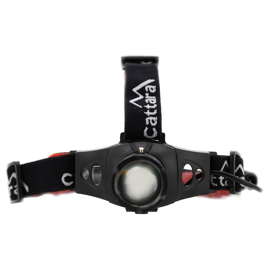 LED Headlamp LED/3W/3xAAA IP44 black/red