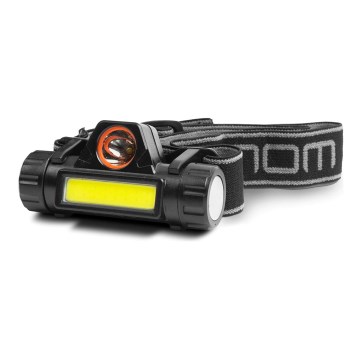 LED Headlamp LED/3W/5V Li-ion 1200mAh IP54