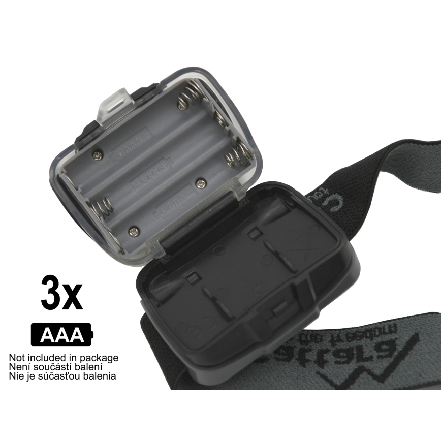 LED Headlamp LED/3xAAA black