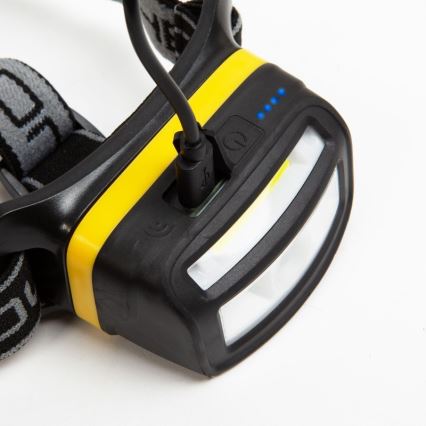 LED Headlamp with a sensor LED/13W/Li-ion 1500mAh IP65