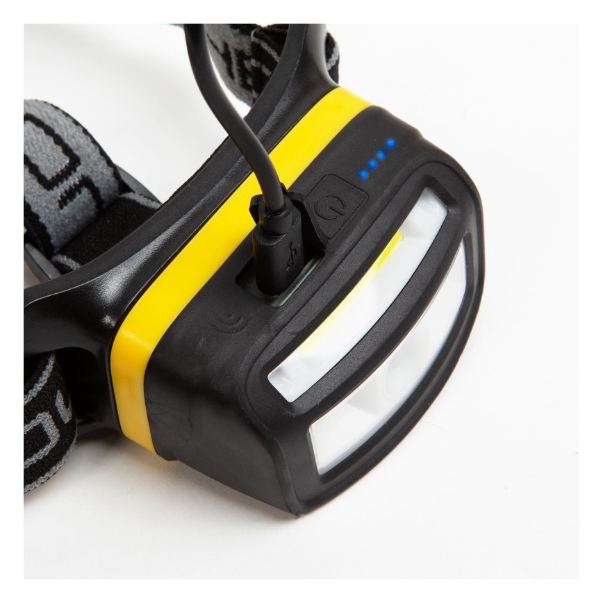 LED Headlamp with a sensor LED/13W/Li-ion 1500mAh IP65
