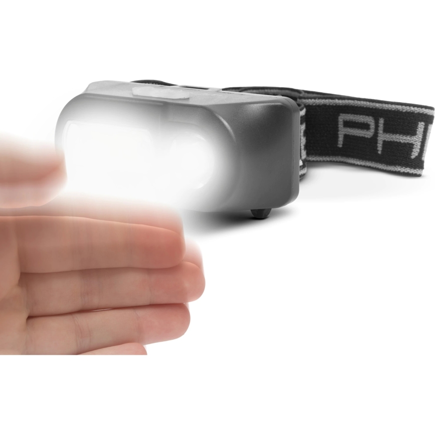 LED Headlamp with a sensor LED/3W/Li-ion 1200mAh IP54
