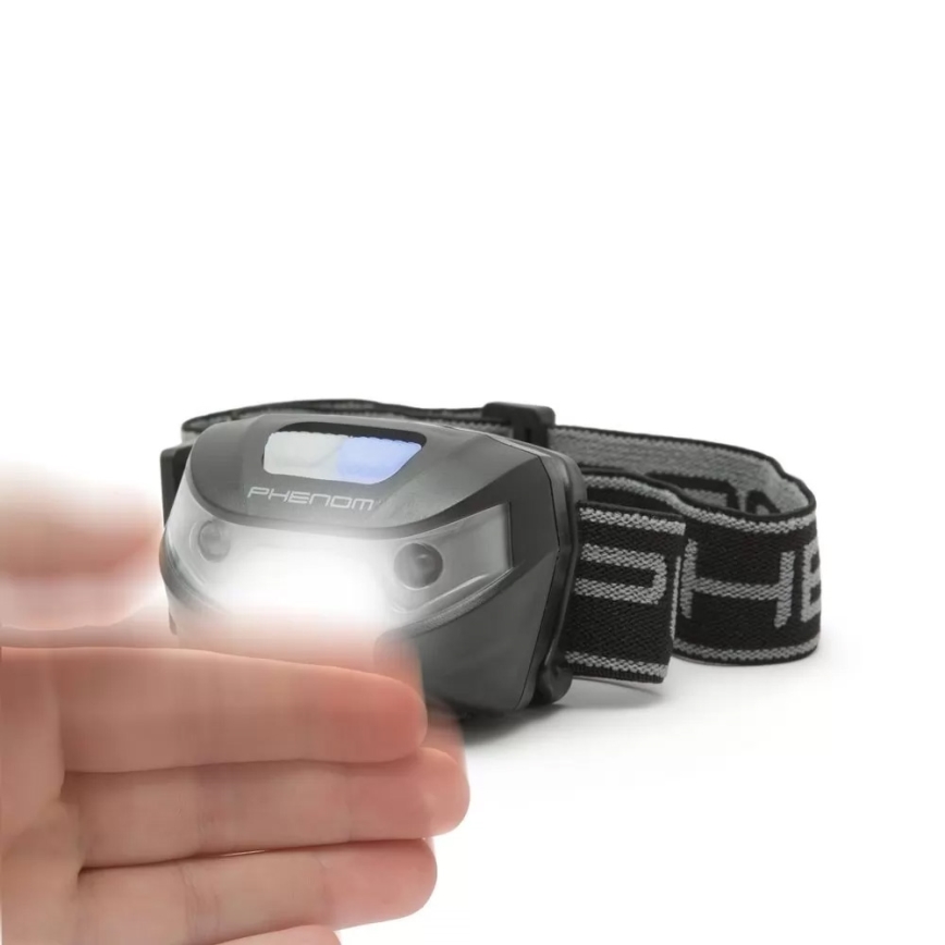 LED Headlamp with a sensor LED/Li-ion 1200mAh IP54