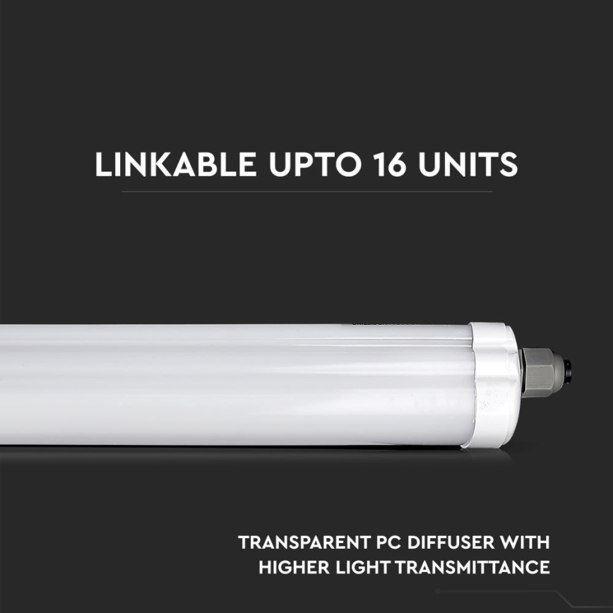LED Heavy-duty fluorescent light G-SERIES LED/18W/230V 6500K IP65 60 cm