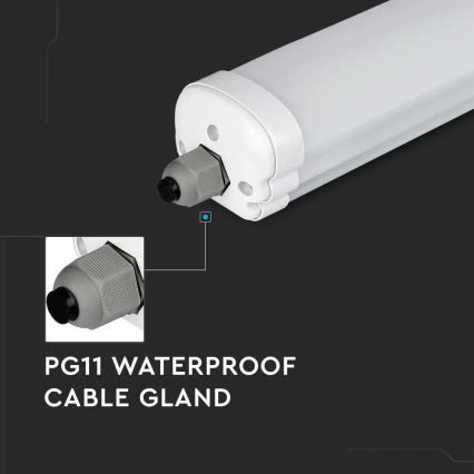 LED Heavy-duty fluorescent light G-SERIES LED/36W/230V 4500K 120cm IP65