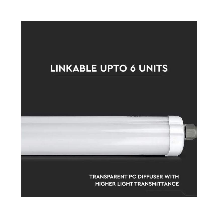 LED Heavy-duty fluorescent light G-SERIES LED/48W/230V 6500K 150cm IP65
