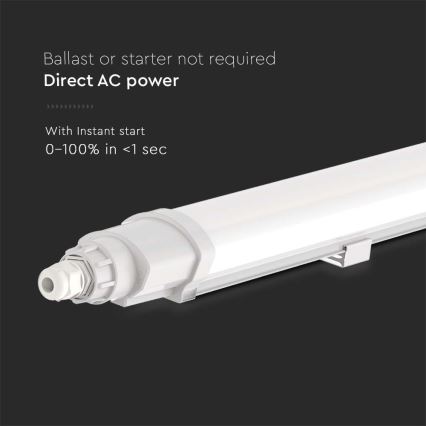 LED Heavy-duty fluorescent light LED/18W/230V 6500K IP65 60 cm