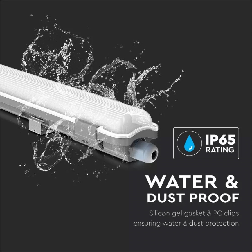 LED Heavy-duty fluorescent light LED/22W/230V 6400K 150cm IP65