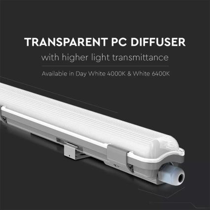 LED Heavy-duty fluorescent light LED/22W/230V 6400K 150cm IP65