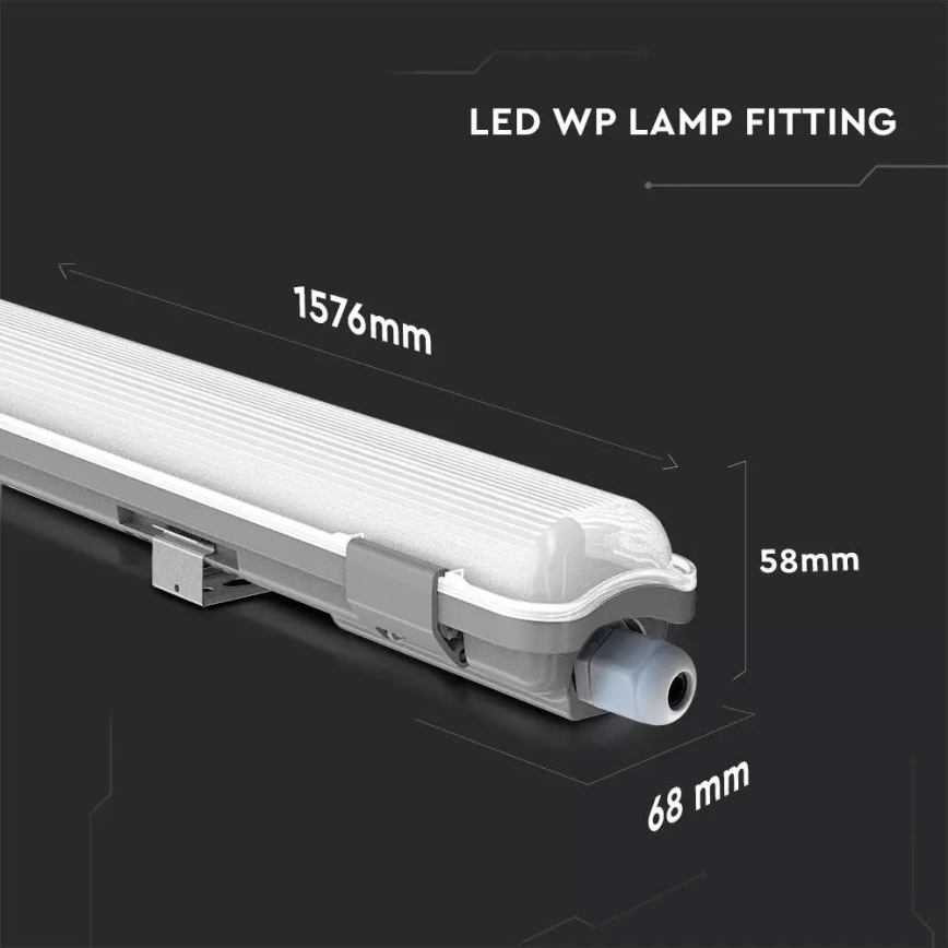 LED Heavy-duty fluorescent light LED/22W/230V 6400K 150cm IP65