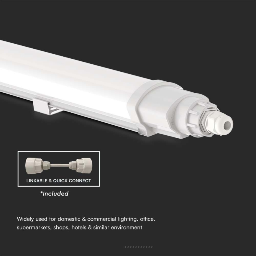 LED Heavy-duty fluorescent light LED/48W/230V 6500K IP65 150 cm