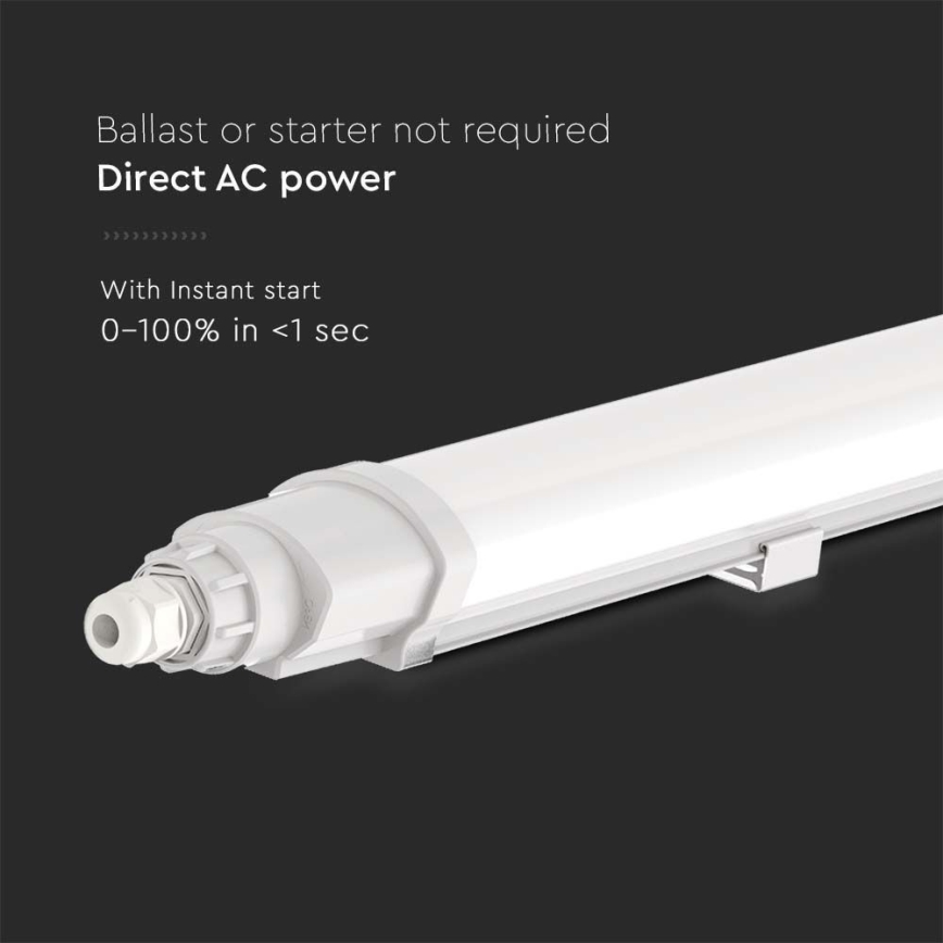 LED Heavy-duty fluorescent light LED/48W/230V 6500K IP65 150 cm