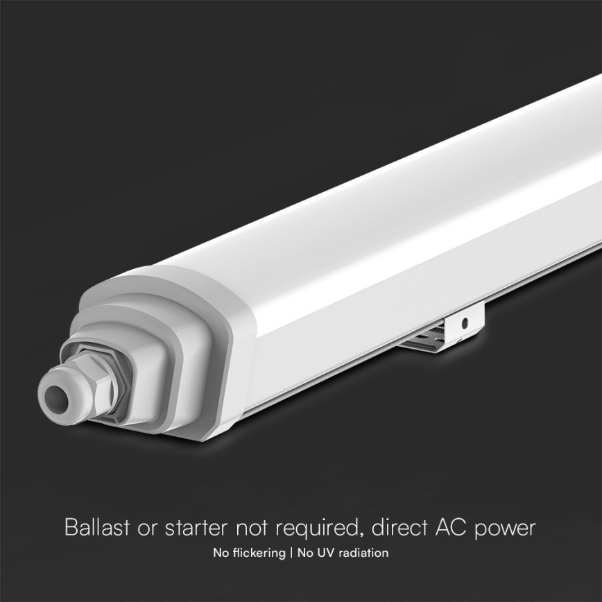 LED Heavy-duty fluorescent light SAMSUNG CHIP LED/18W/230V 4000K IP65 60 cm