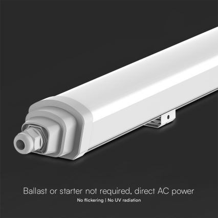LED Heavy-duty fluorescent light SAMSUNG CHIP LED/48W/230V 4000K IP65 150 cm