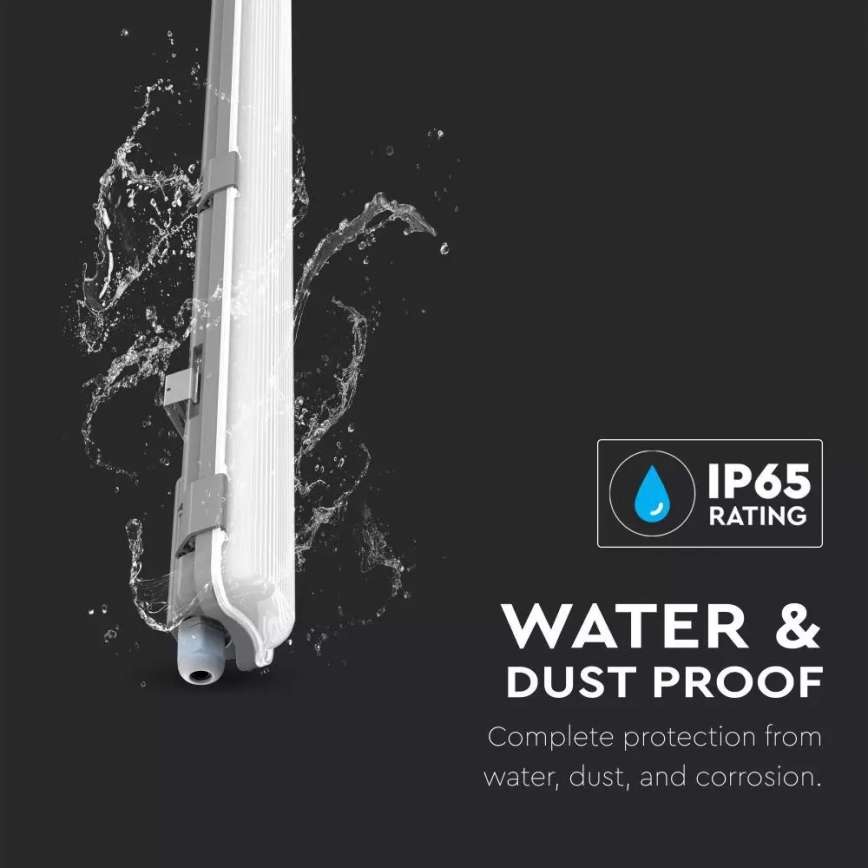 LED Heavy-duty fluorescent light T8 1xG13/18W/230V 4000K 120cm IP65