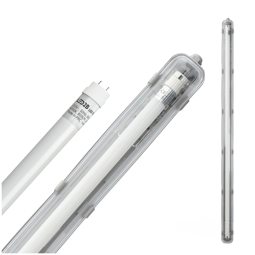 LED Heavy-duty fluorescent light T8 1xG13/18W/230V 4000K IP65 128 cm