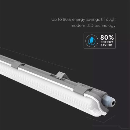 LED Heavy-duty fluorescent light T8 1xG13/18W/230V 6400K 120cm IP65