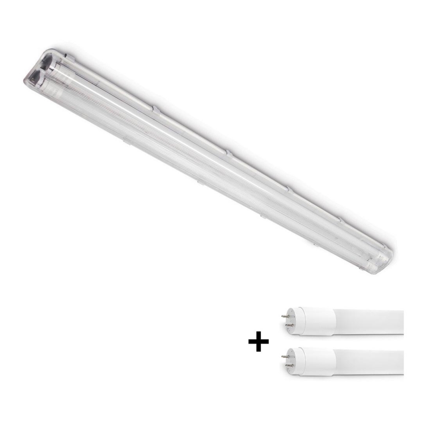 LED Heavy-duty fluorescent light T8 2xG13/18W/230V 4000K IP65