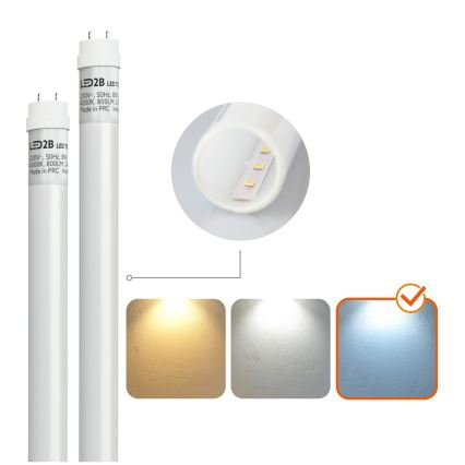 LED Heavy-duty fluorescent light T8 2xG13/18W/230V 6500K IP65