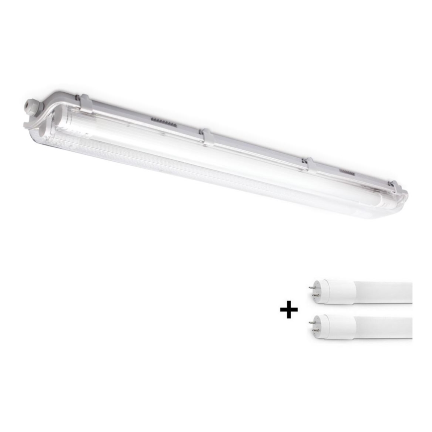 LED Heavy-duty fluorescent light T8 2xG13/9W/230V 4000K IP65 67,5 cm