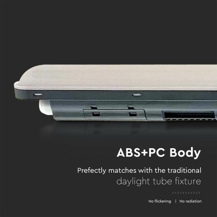 LED Heavy-duty fluorescent light with sensor  X-SERIES LED/36W/230V 6500K 120 cm IP65