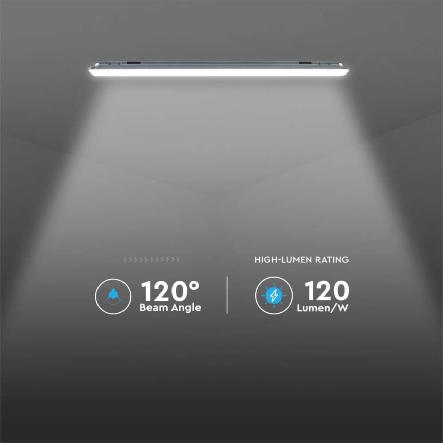 LED Heavy-duty fluorescent light X-SERIES LED/36W/230V 6500K IP65 120 cm