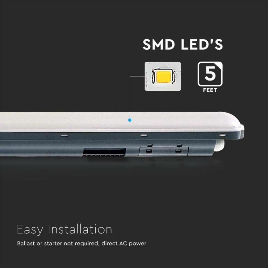 LED Heavy-duty fluorescent light X-SERIES LED/48W/230V 6500K 150 cm IP65