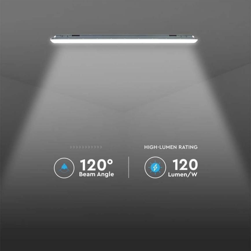 LED Heavy-duty fluorescent light X-SERIES LED/48W/230V 6500K 150 cm IP65