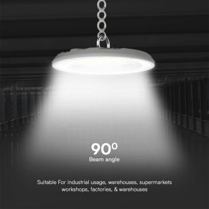 LED Heavy-duty light High Bay LED/150W/230V 3000/4000/6500K IP65 ø 27,7 cm