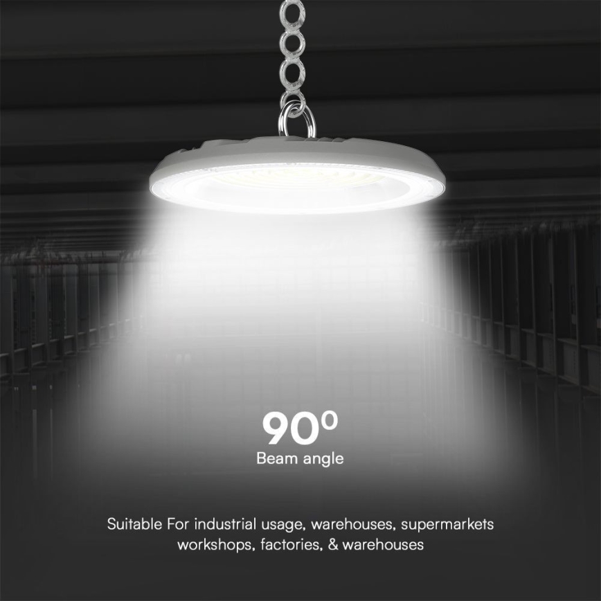 LED Heavy-duty light High Bay LED/150W/230V 3000/4000/6500K IP65 ø 27,7 cm