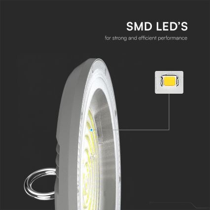 LED Heavy-duty light High Bay LED/150W/230V 3000/4000/6500K IP65 ø 27,7 cm