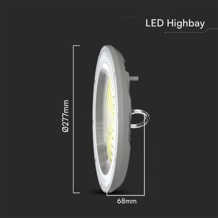 LED Heavy-duty light High Bay LED/150W/230V 3000/4000/6500K IP65 ø 27,7 cm