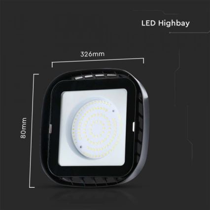 LED Heavy-duty light High Bay LED/200W/230V 6500K IP65
