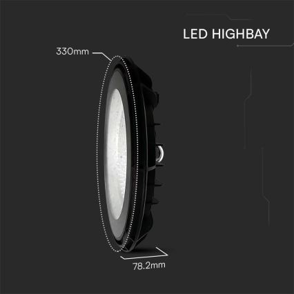 LED Heavy-duty light High Bay LED/200W/230V 6500K IP65