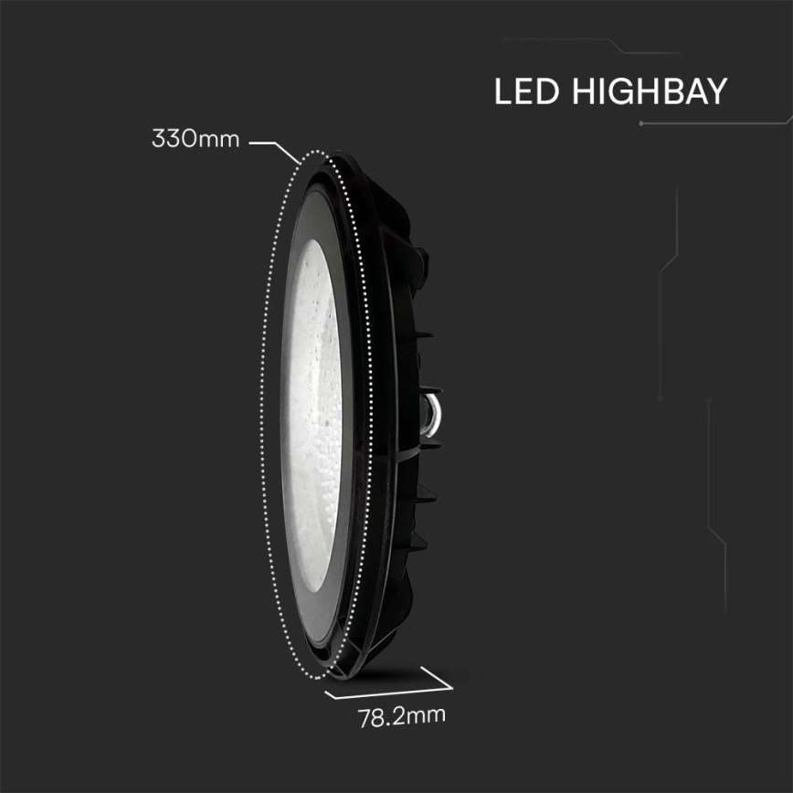 LED Heavy-duty light High Bay LED/200W/230V 6500K IP65