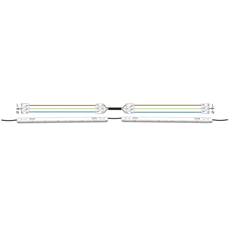 LED Heavy-duty light LED/33W/230V 4000K IP65