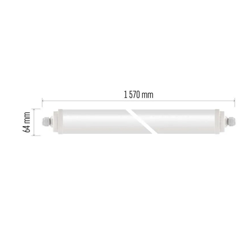 LED Heavy-duty light LED/51W/230V IP65 4000K 157 cm
