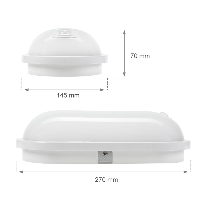 LED Heavy-duty light with PIR sensor LED/20W/230V IP54