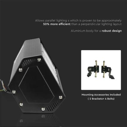 LED Heavy-duty linear light High Bay SAMSUNG CHIP LED/100W/230V 4000K IP54