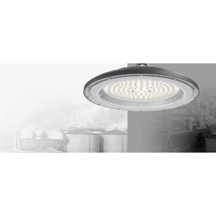 LED Heavy-duty technical light HIGHBAY LED/100W/230V 4500K IP65 grey