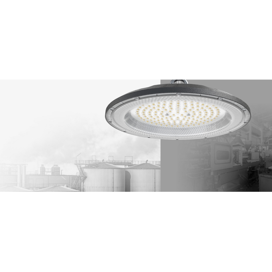 LED Heavy-duty technical light HIGHBAY LED/100W/230V 4500K IP65 grey