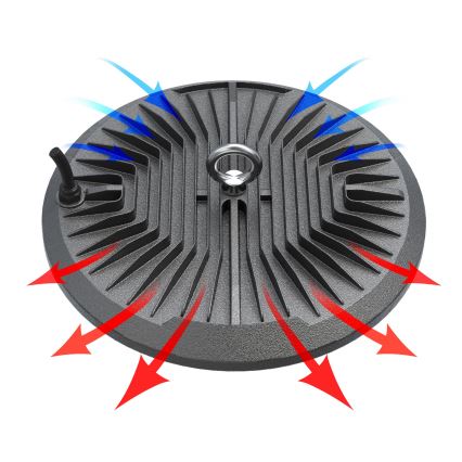 LED Heavy-duty technical light HIGHBAY LED/100W/230V 4500K IP65 grey