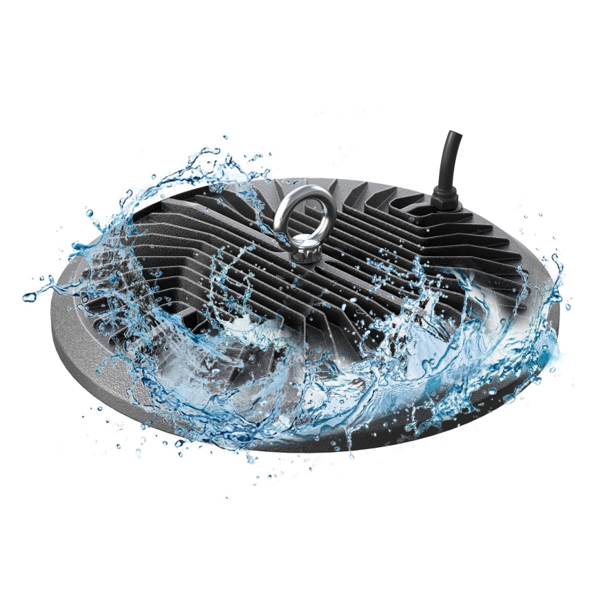 LED Heavy-duty technical light HIGHBAY LED/200W/230V 4500K IP65 grey