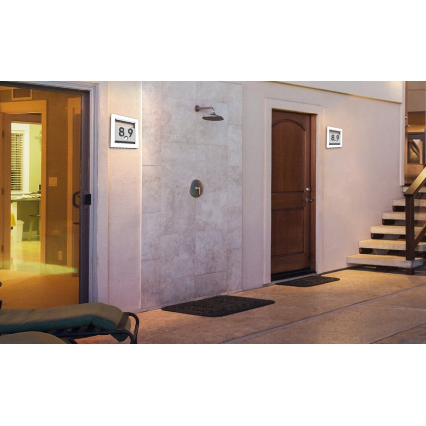 LED House number ALICE LED/13W/230V IP44 3000K anthracite